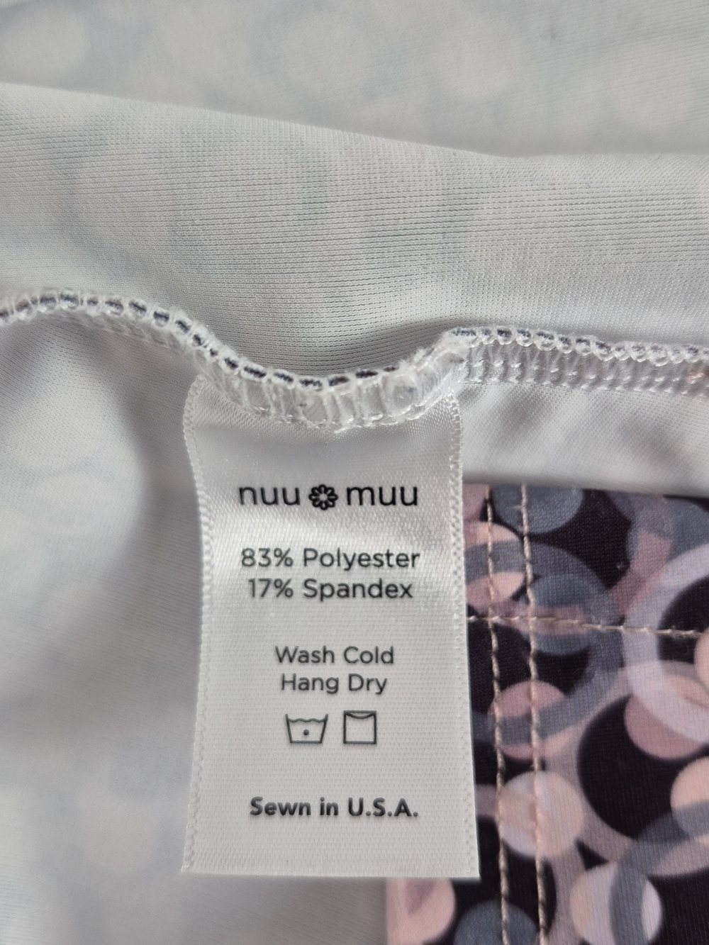 Nuu Muu The Original "Circles" Sleeveless Geometric Print Active Dress - Size L - Picture 10 of 13